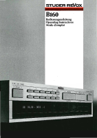 Revox B-160-Owners-Manual